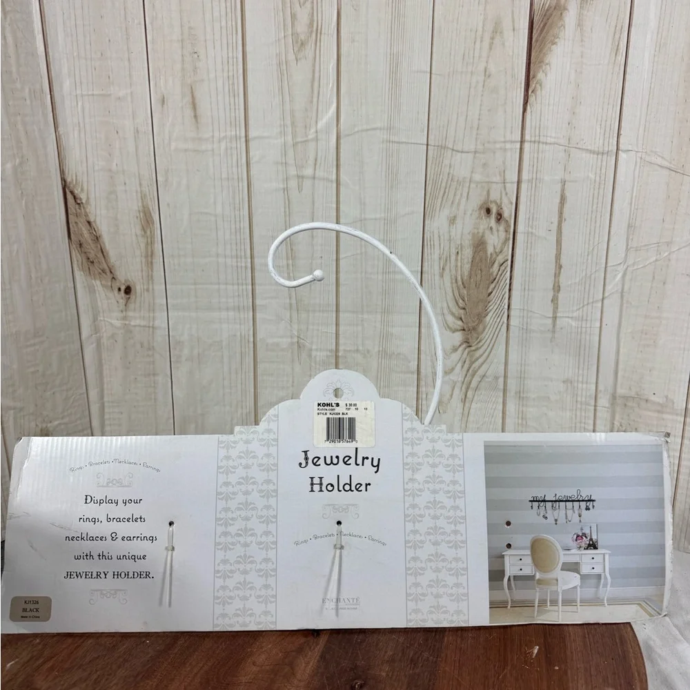 My Jewelry Black Wall Hook Rack - Decorative Home Wall Decor